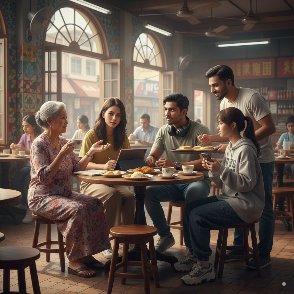 Kopitiam scene